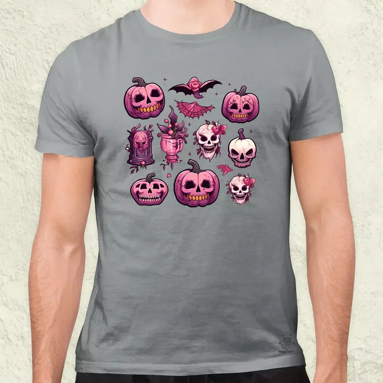 Halloween matricák v2 férfi póló