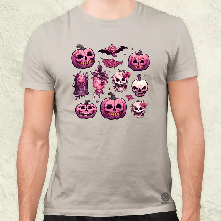 Halloween matricák v2 férfi póló