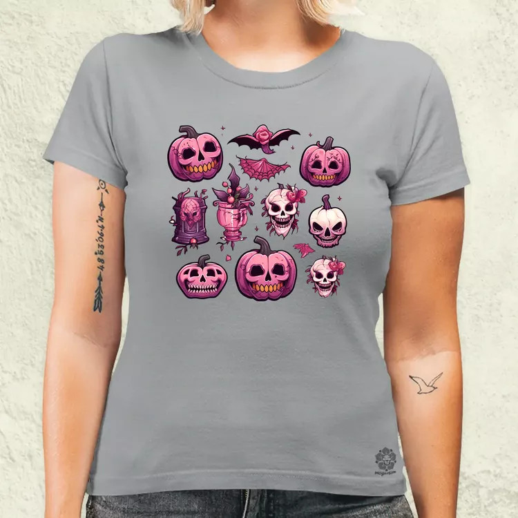 Halloween matricák v2 női póló