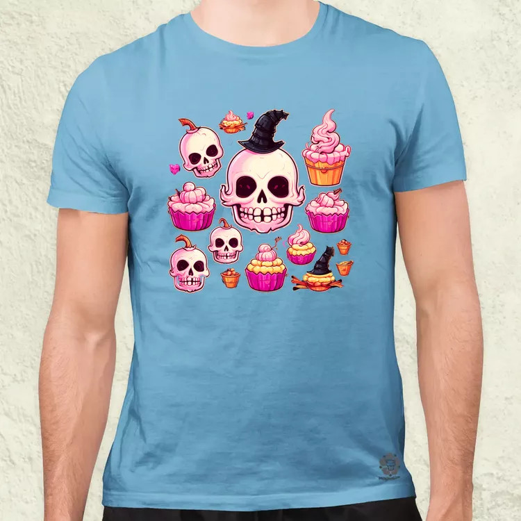 Halloween matricák v6 férfi póló