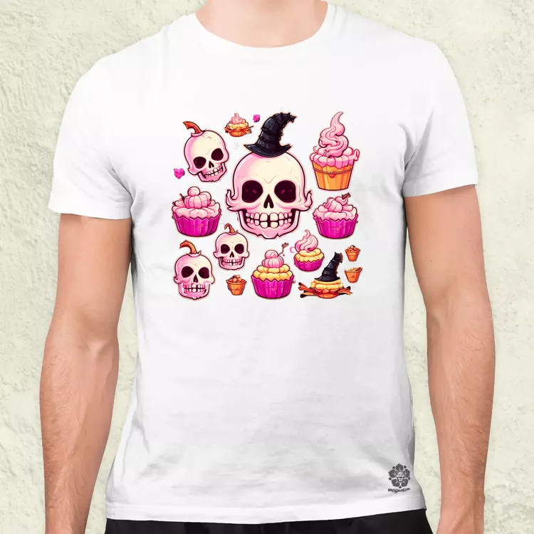 Halloween matricák v6 férfi póló