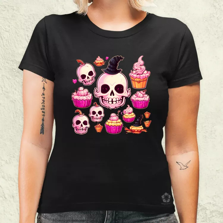 Halloween matricák v6 női póló