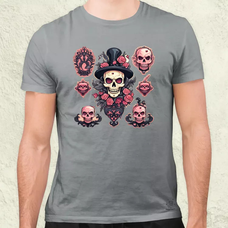 Halloween matricák v7 férfi póló