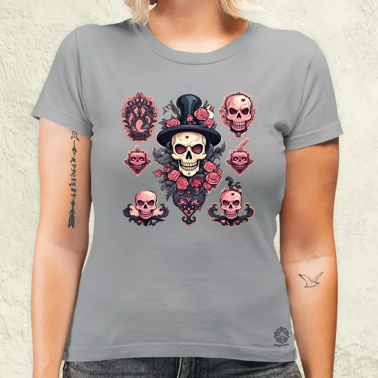 Halloween matricák v7 női póló