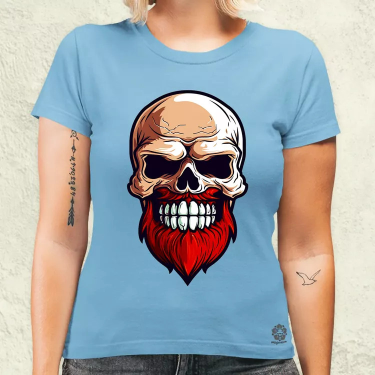 Kalóz koponya v2 női póló