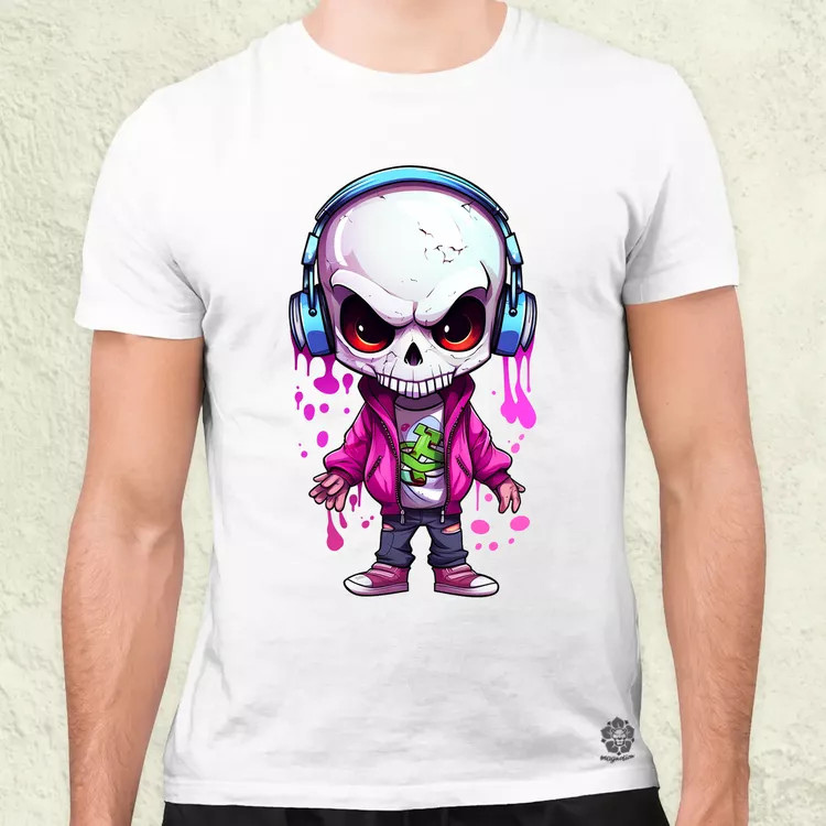 Koponya srac v9 férfi póló