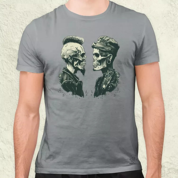 Punk koponyák v1 férfi póló