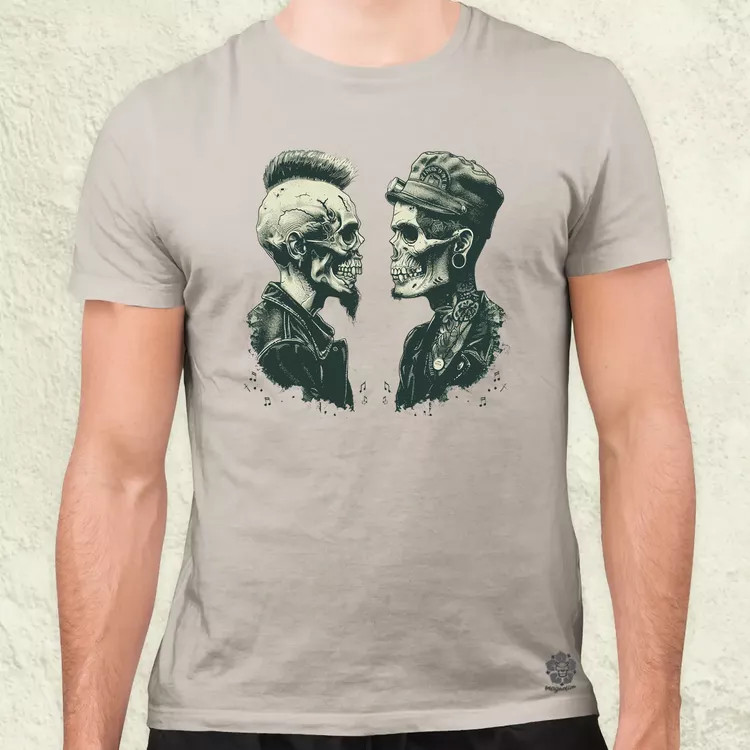 Punk koponyák v1 férfi póló