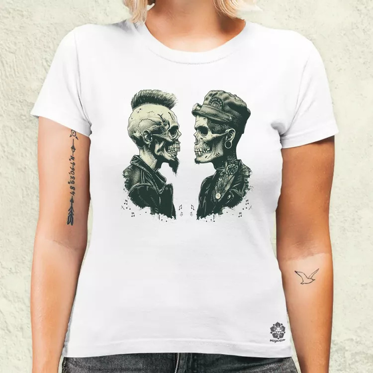 Punk koponyák v1 női póló