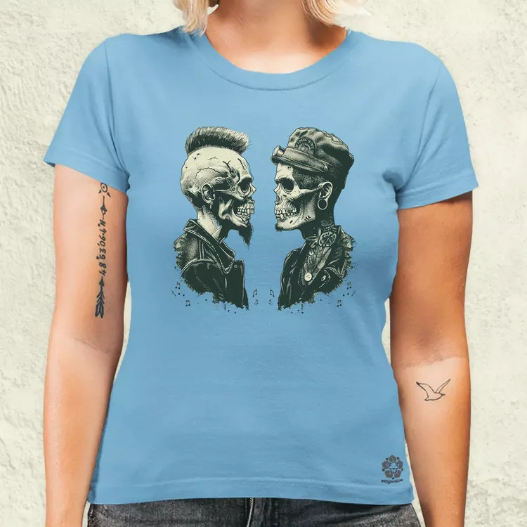 Punk koponyák v1 női póló