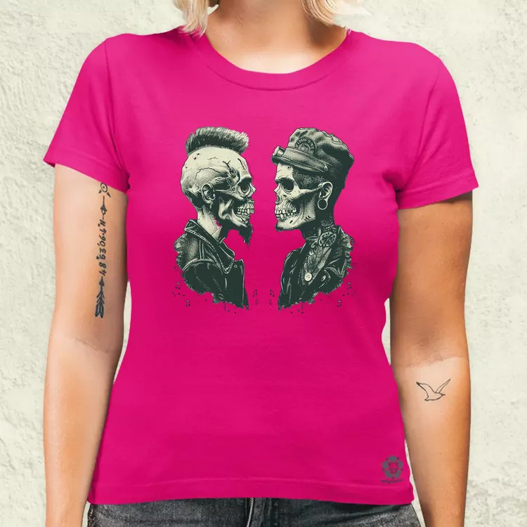Punk koponyák v1 női póló