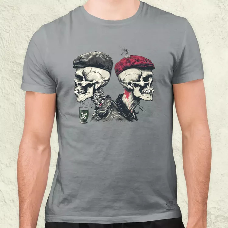 Punk koponyák v2 férfi póló