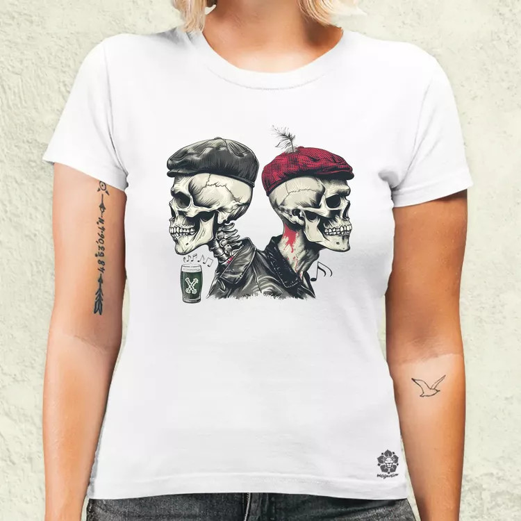 Punk koponyák v2 női póló