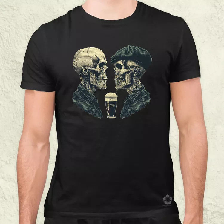 Punk koponyák v3 férfi póló