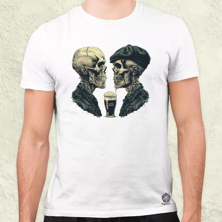 Punk koponyák v3 férfi póló