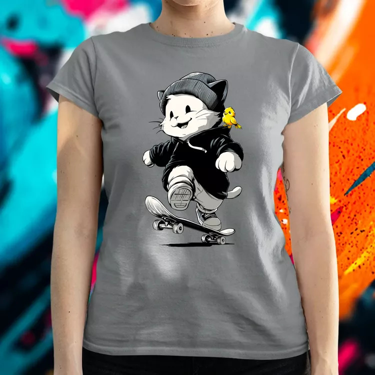Street Cat női póló