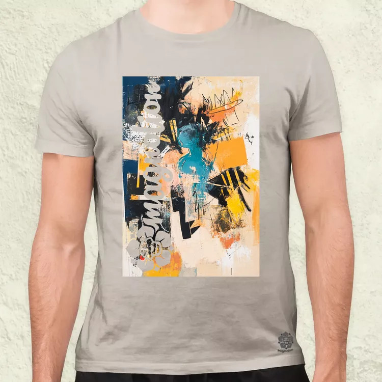 Absztrakt graffiti v5 férfi póló