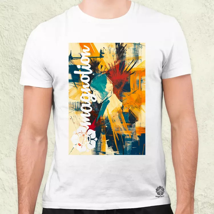 Absztrakt graffiti v8 férfi póló