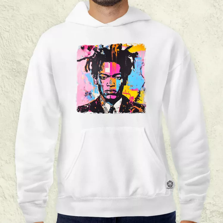 Basquiat pop art v2 férfi pulóver