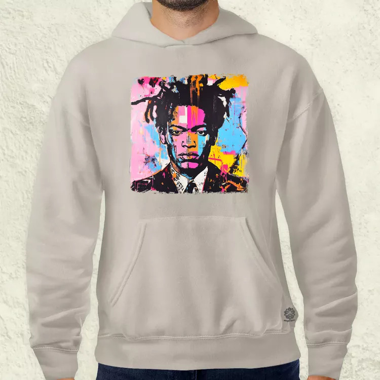 Basquiat pop art v2 férfi pulóver