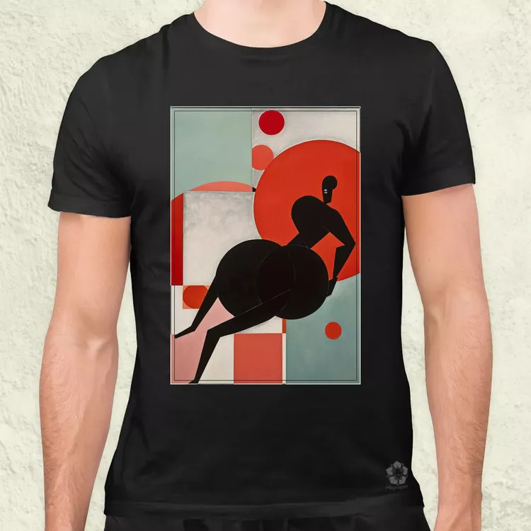 Absztrakt művészet Malevich fanart férfi póló
