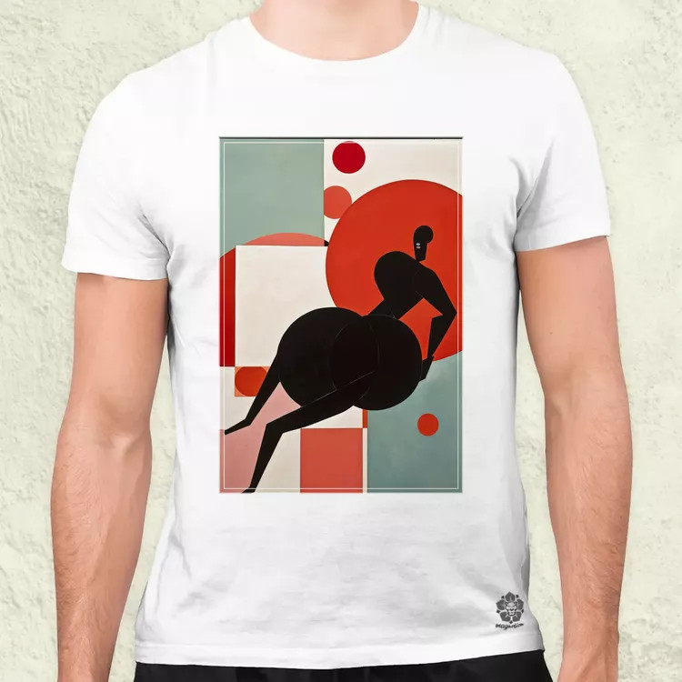 Absztrakt művészet Malevich fanart férfi póló