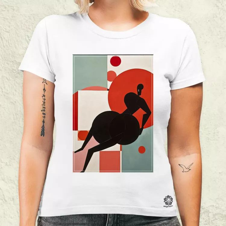 Absztrakt művészet Malevich fanart női póló