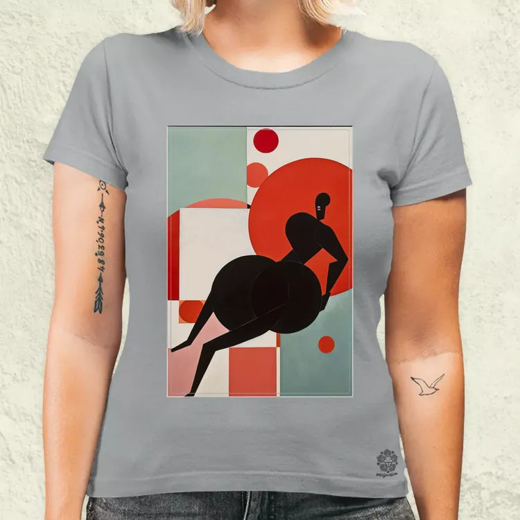 Absztrakt művészet Malevich fanart női póló