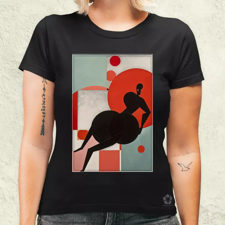 Absztrakt művészet Malevich fanart női póló