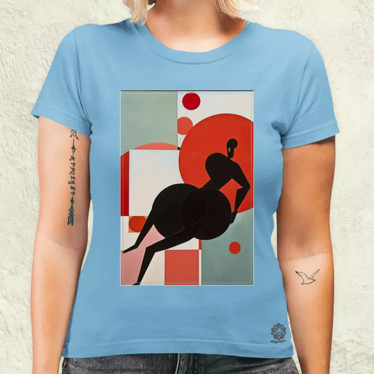 Absztrakt művészet Malevich fanart női póló
