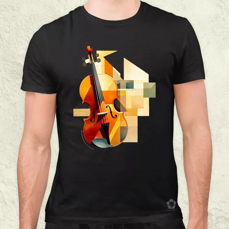 Avantgárd hegedű v2 férfi póló