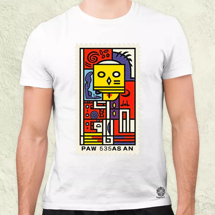 Bauhaus bélyeg v1 férfi póló