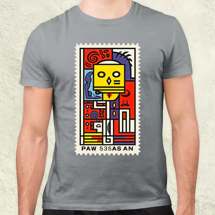 Bauhaus bélyeg v1 férfi póló