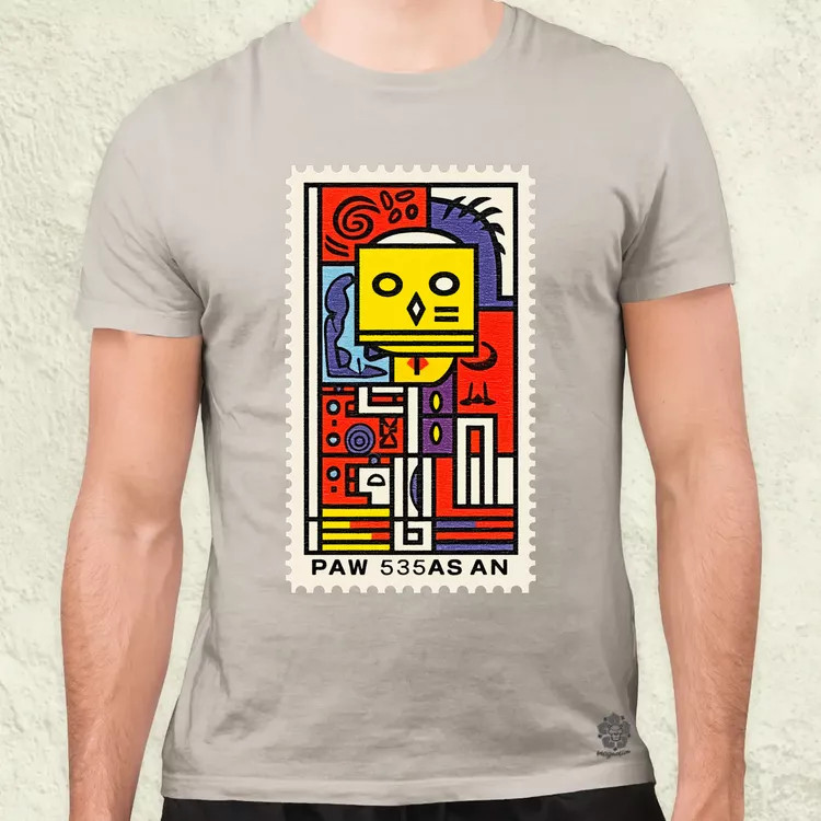 Bauhaus bélyeg v1 férfi póló