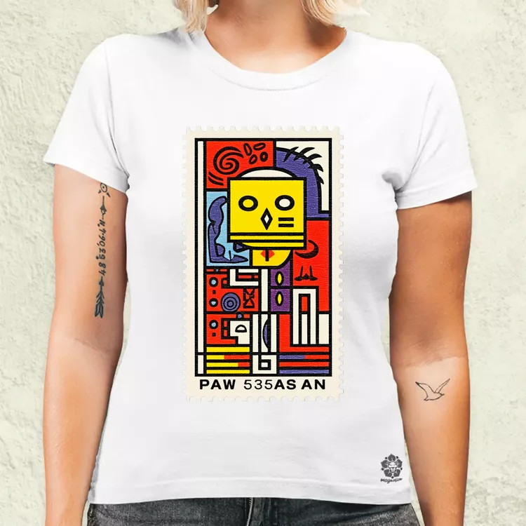 Bauhaus bélyeg v1 női póló