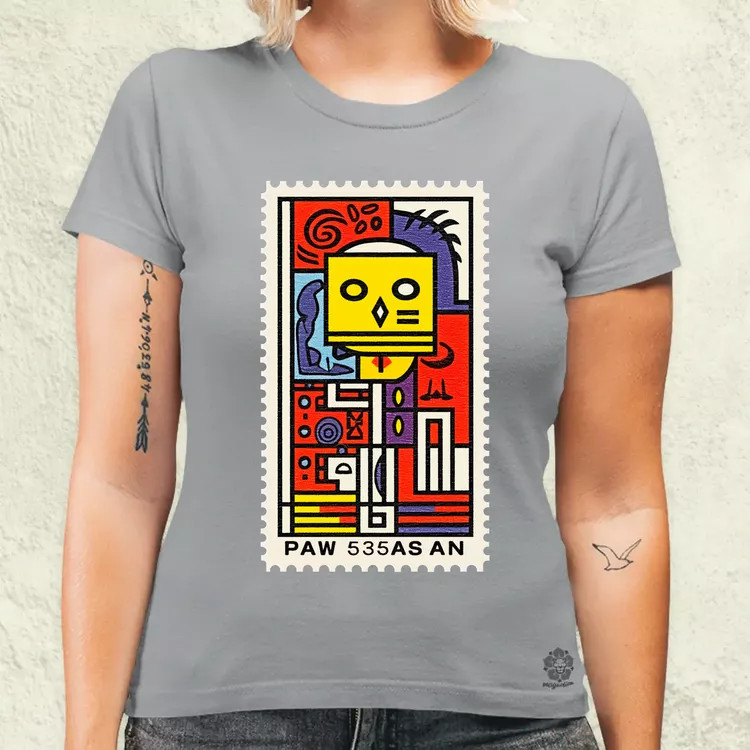 Bauhaus bélyeg v1 női póló