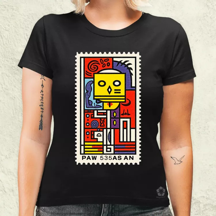 Bauhaus bélyeg v1 női póló