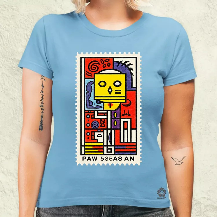 Bauhaus bélyeg v1 női póló