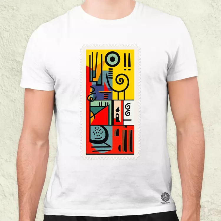 Bauhaus bélyeg v2 férfi póló