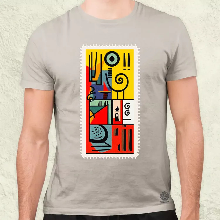 Bauhaus bélyeg v2 férfi póló