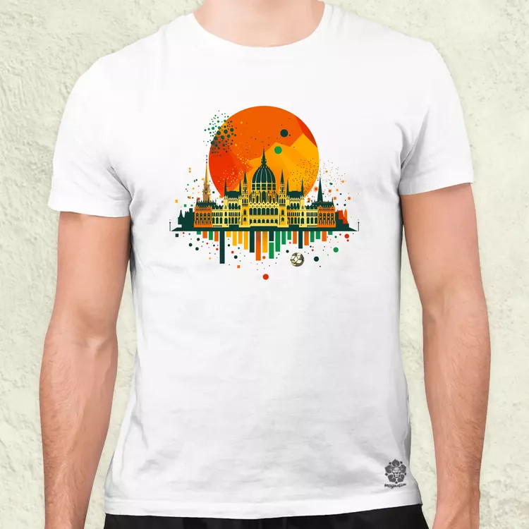 Budapest foci absztrakt v1 férfi póló