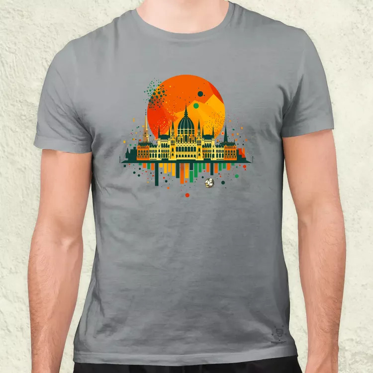 Budapest foci absztrakt v1 férfi póló