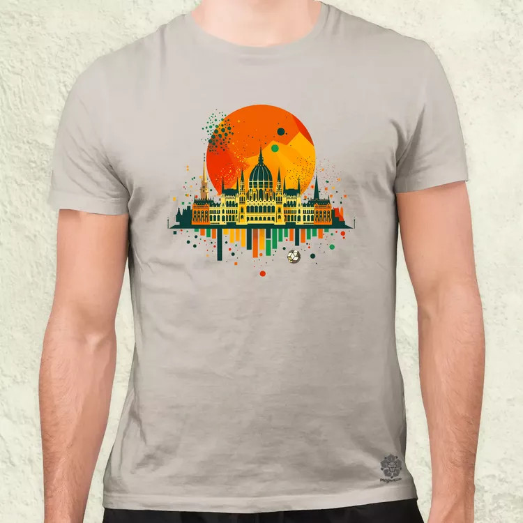 Budapest foci absztrakt v1 férfi póló