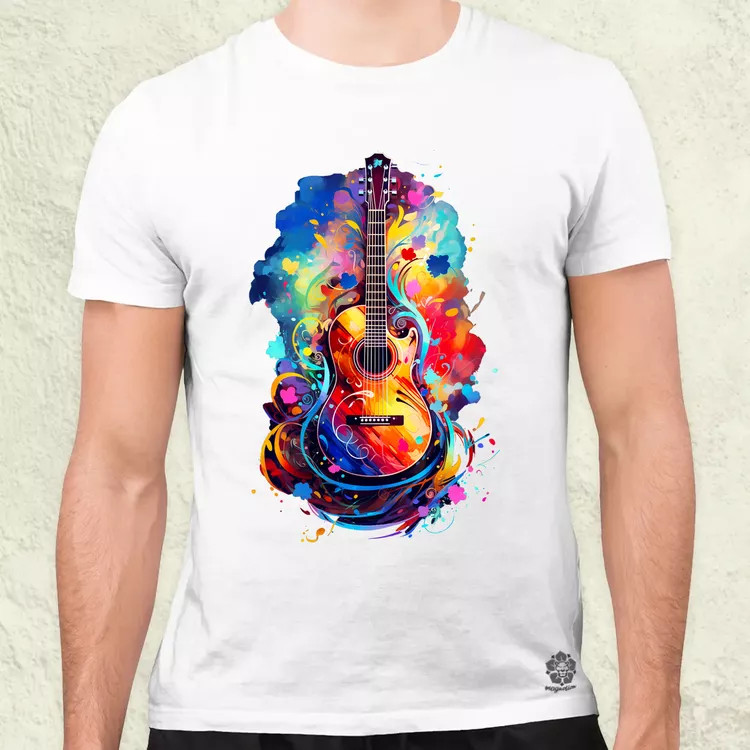 Gitár fantázia v1 férfi póló