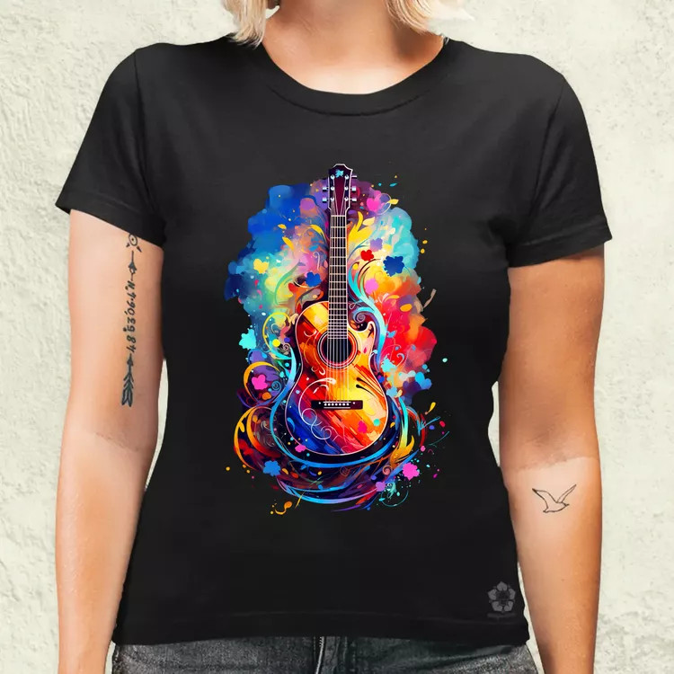 Gitár fantázia v1 női póló