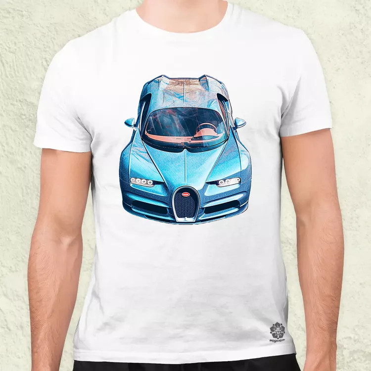 Trompe-l’œil Bugatti v3 férfi póló