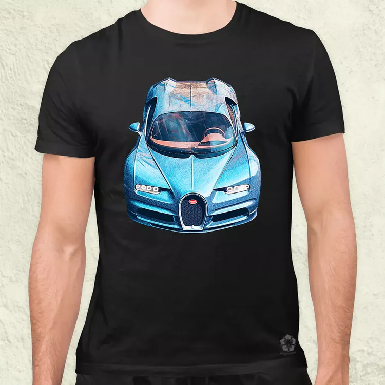 Trompe-l’œil Bugatti v3 férfi póló