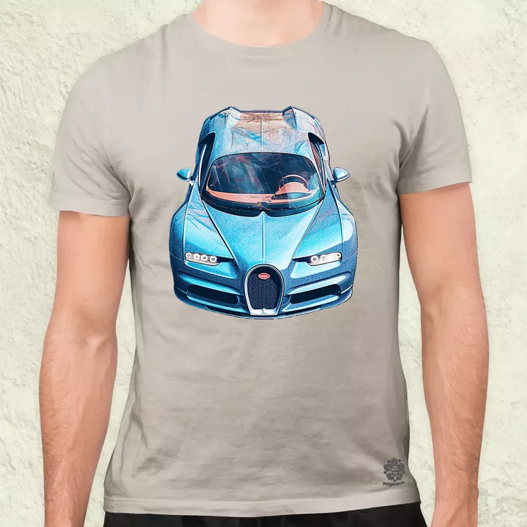 Trompe-l’œil Bugatti v3 férfi póló