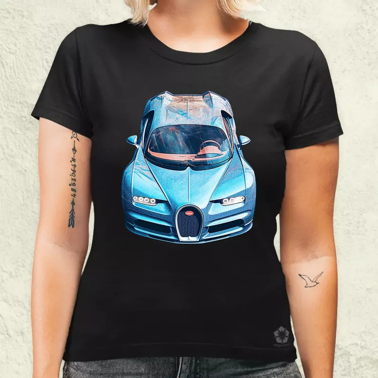 Trompe-l’œil Bugatti v3 női póló