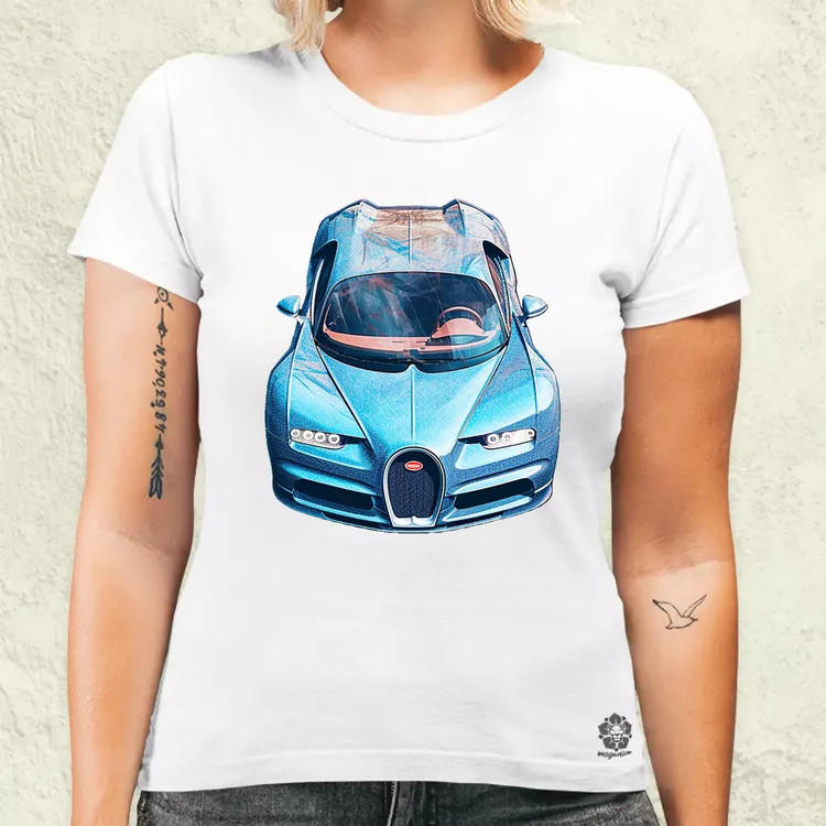 Trompe-l’œil Bugatti v3 női póló
